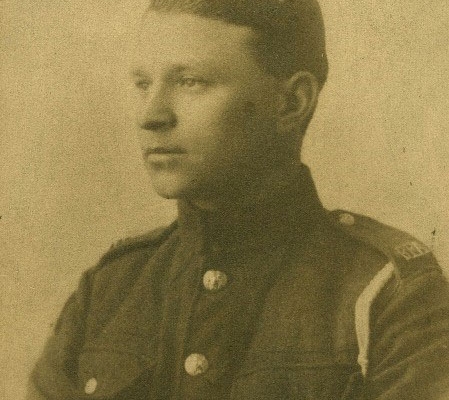 Sam Luty in uniform