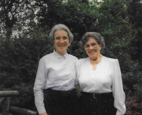 The Sisters. Connie and Joyce May 1993