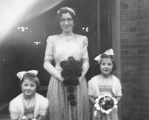 Connie with Sheila and Rosalie at Joyce & Eric's Wedding