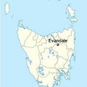 Map. Evandale