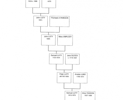 Samuel Herman Luty Family Tree